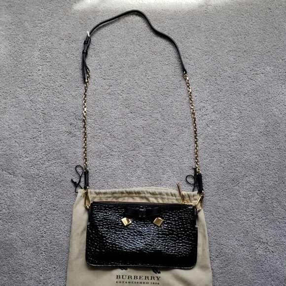 Burberry Patent Leather Crossbody - Picture 1 of 6